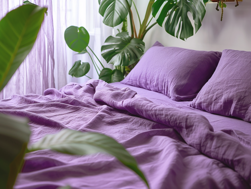 Orchid fitted sheet