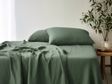 Pine green flat sheet