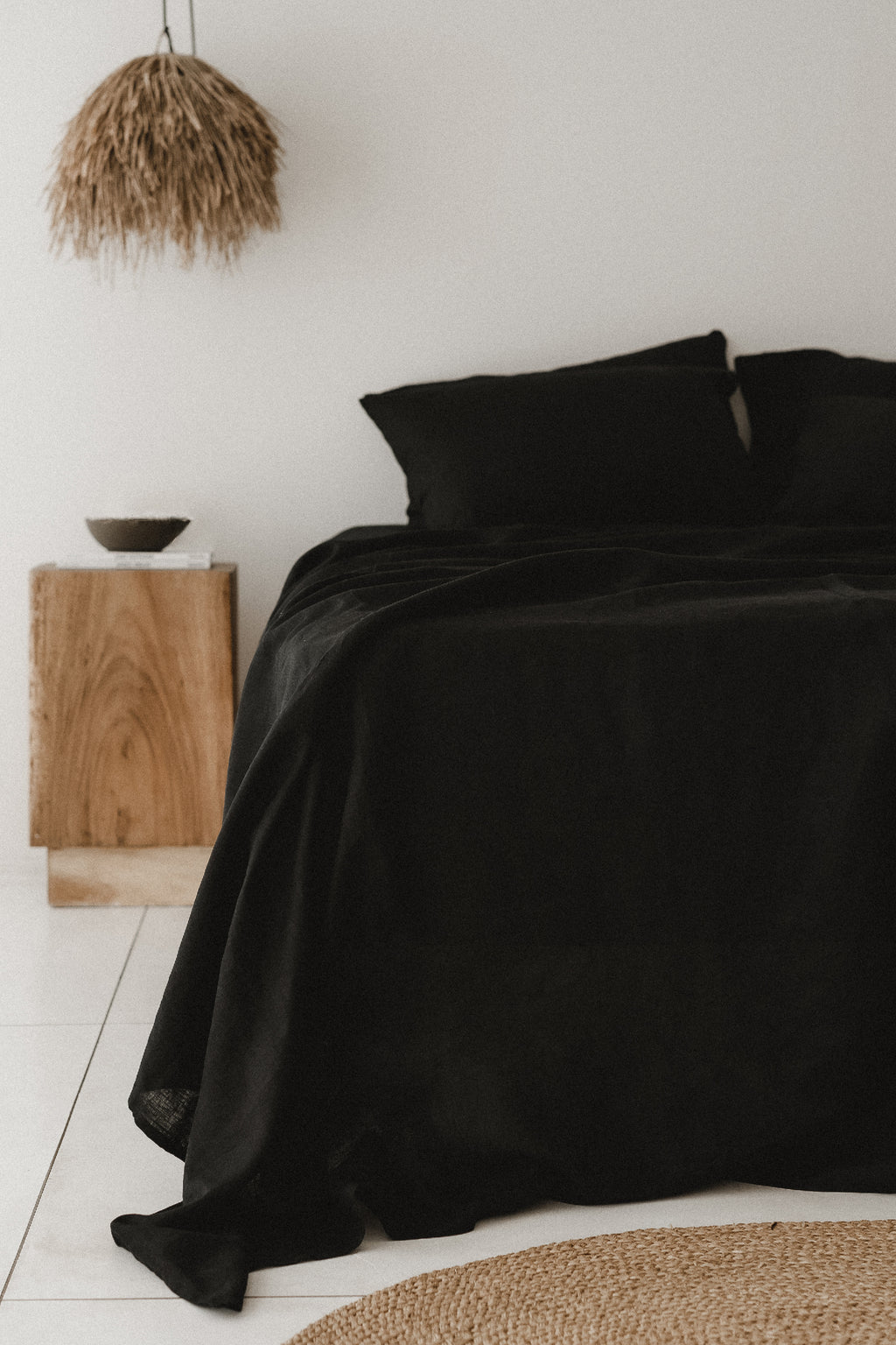 Drap-housse noir