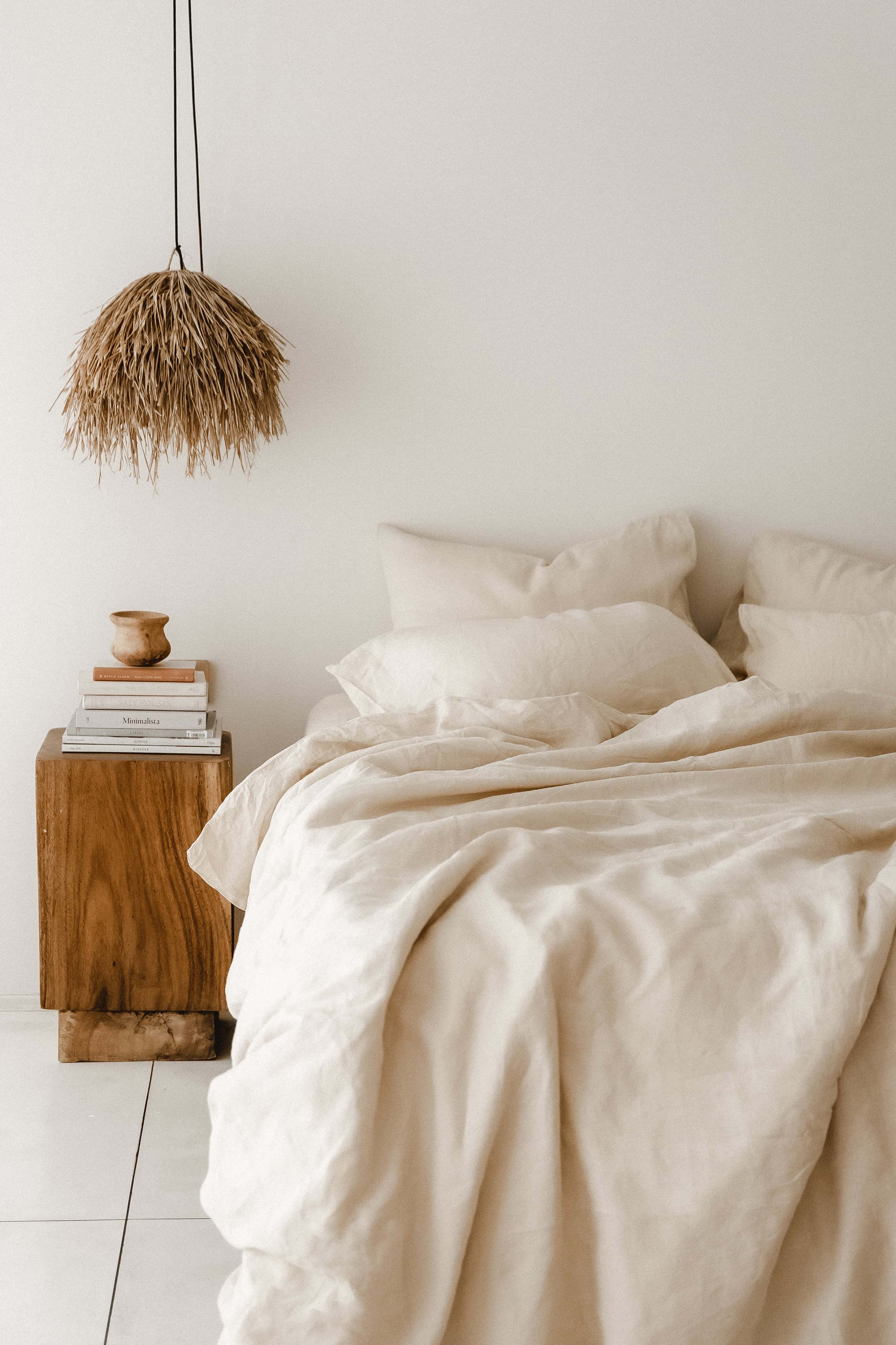 Housse de couette beige
