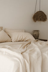 Beige sheet set