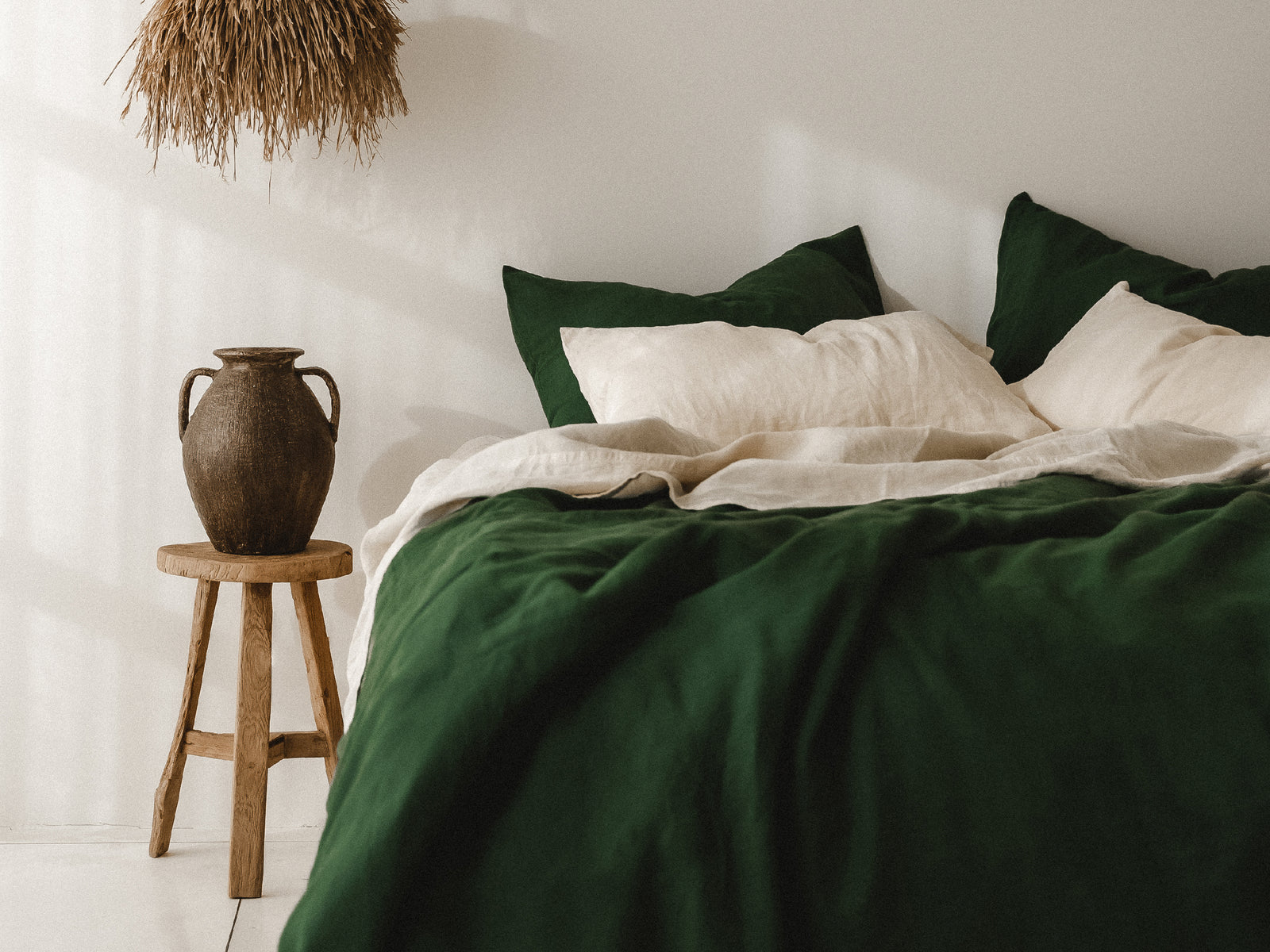 Forest green duvet cover discount