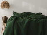 Forest green duvet cover