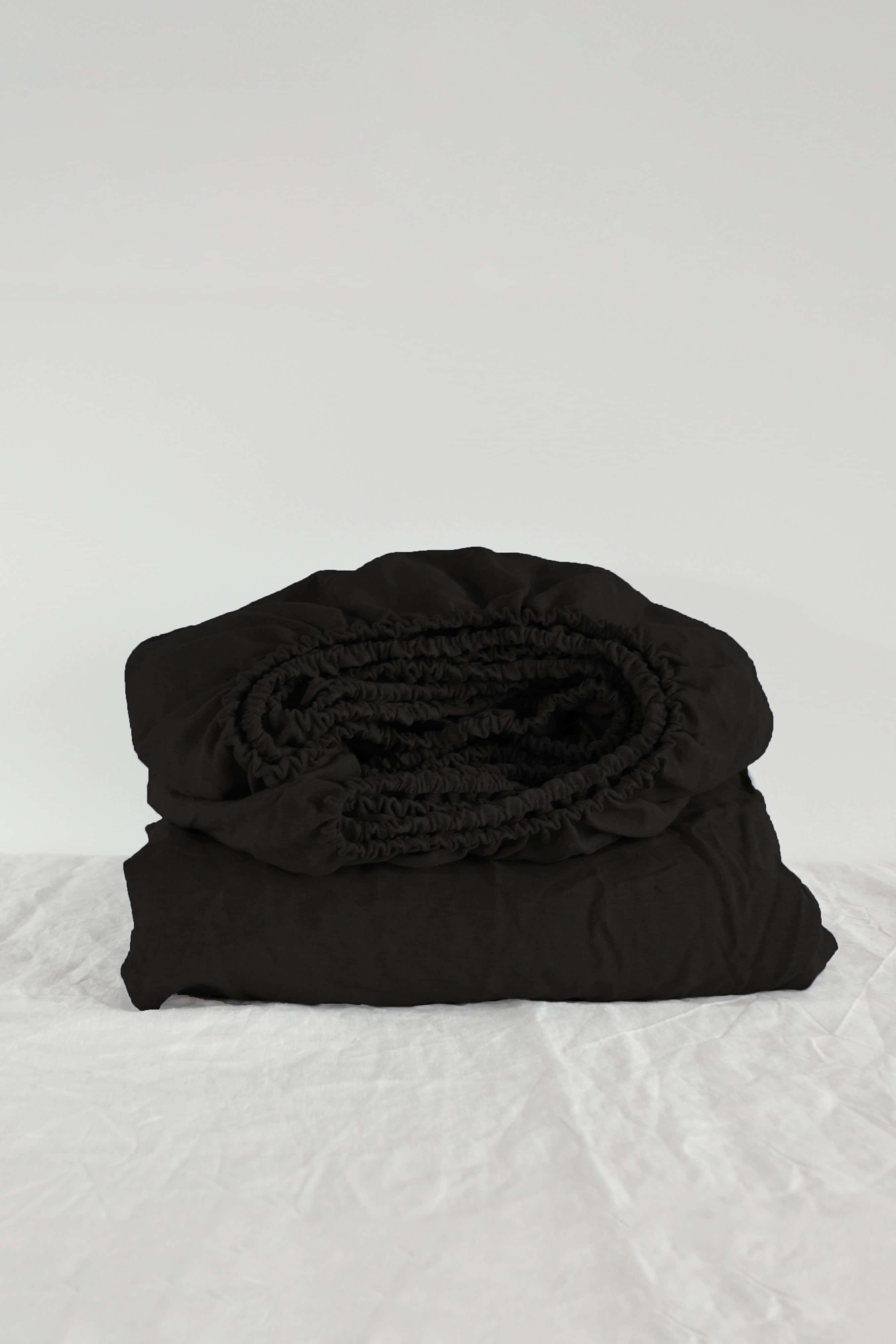 Drap-housse noir