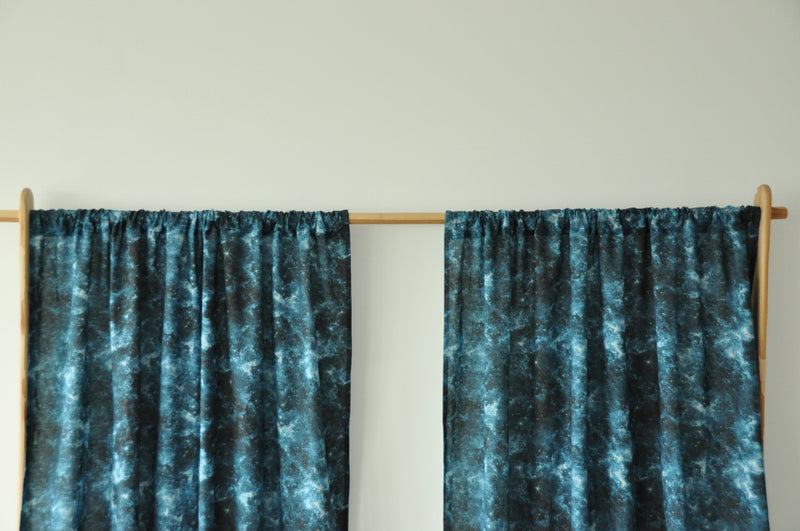 Starry sky linen curtains