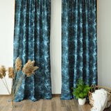 Starry sky linen curtains