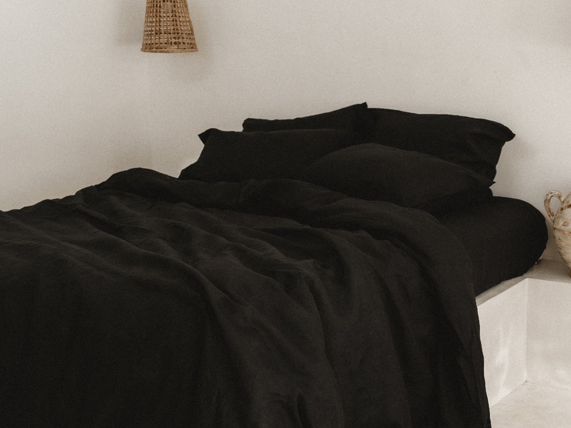 Drap-housse noir