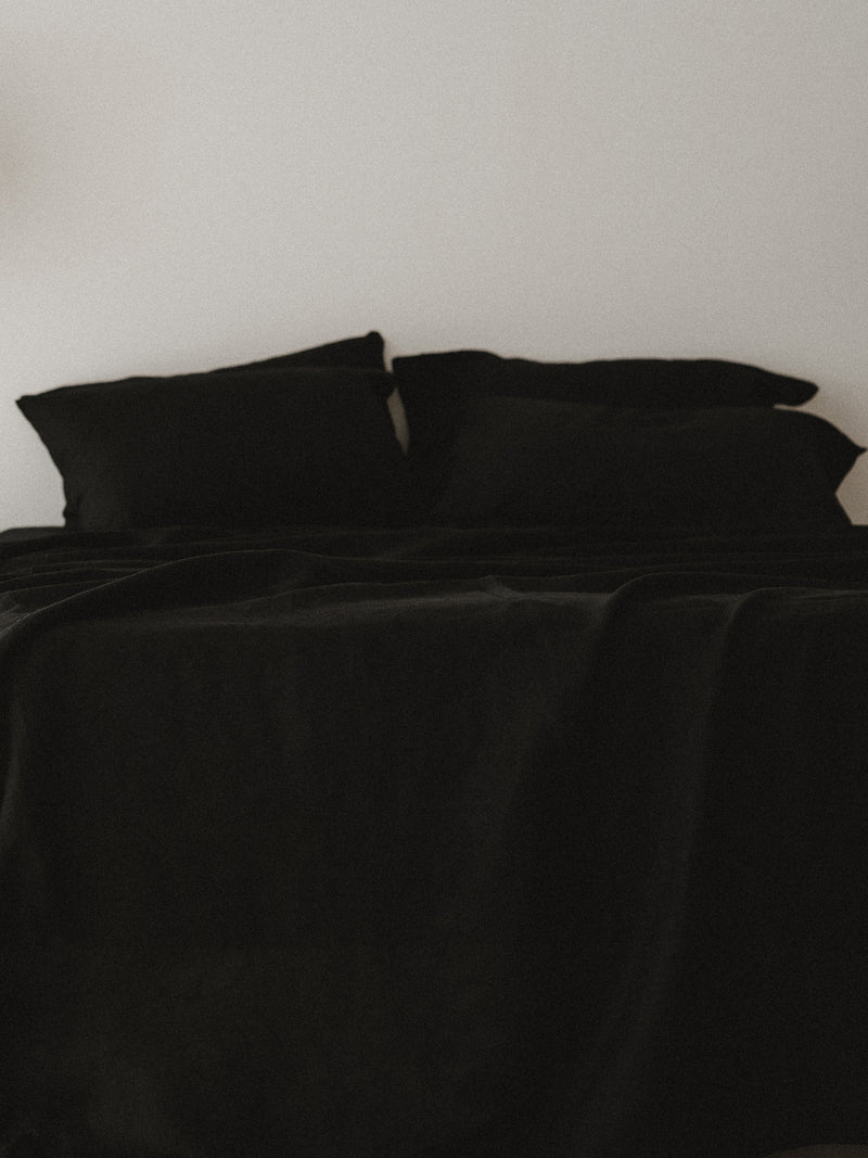 Black pillowcase