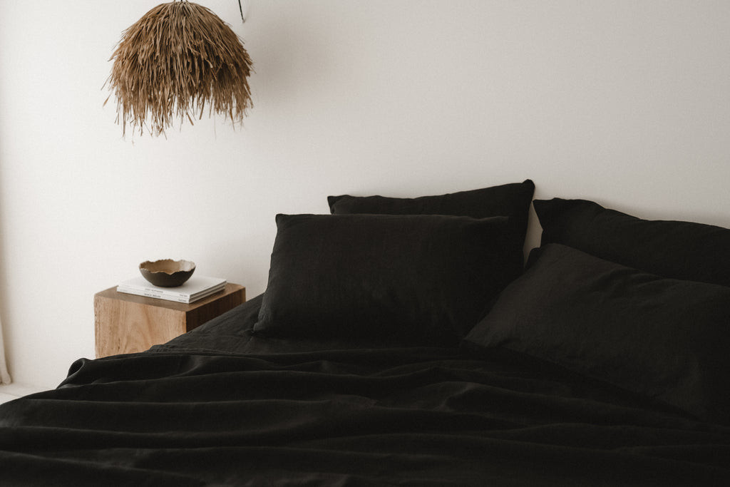 Drap-housse noir