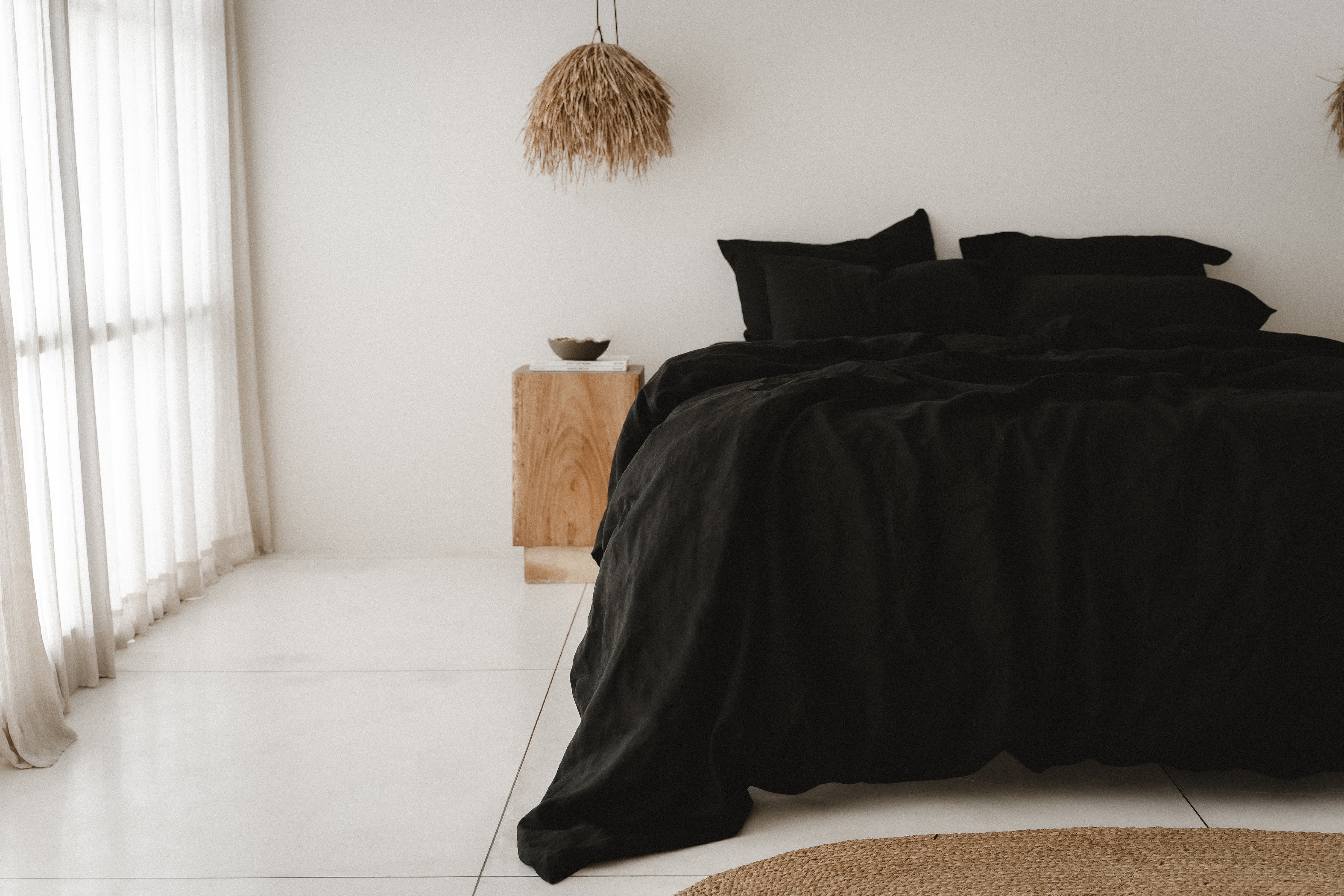 Drap-housse noir