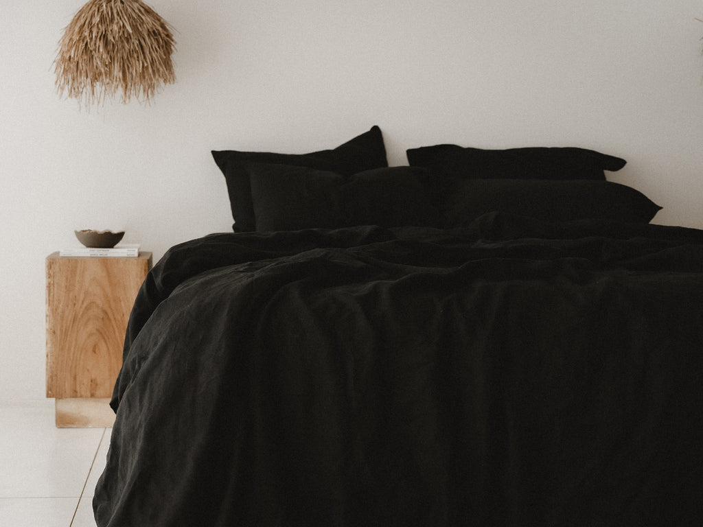 Drap-housse noir