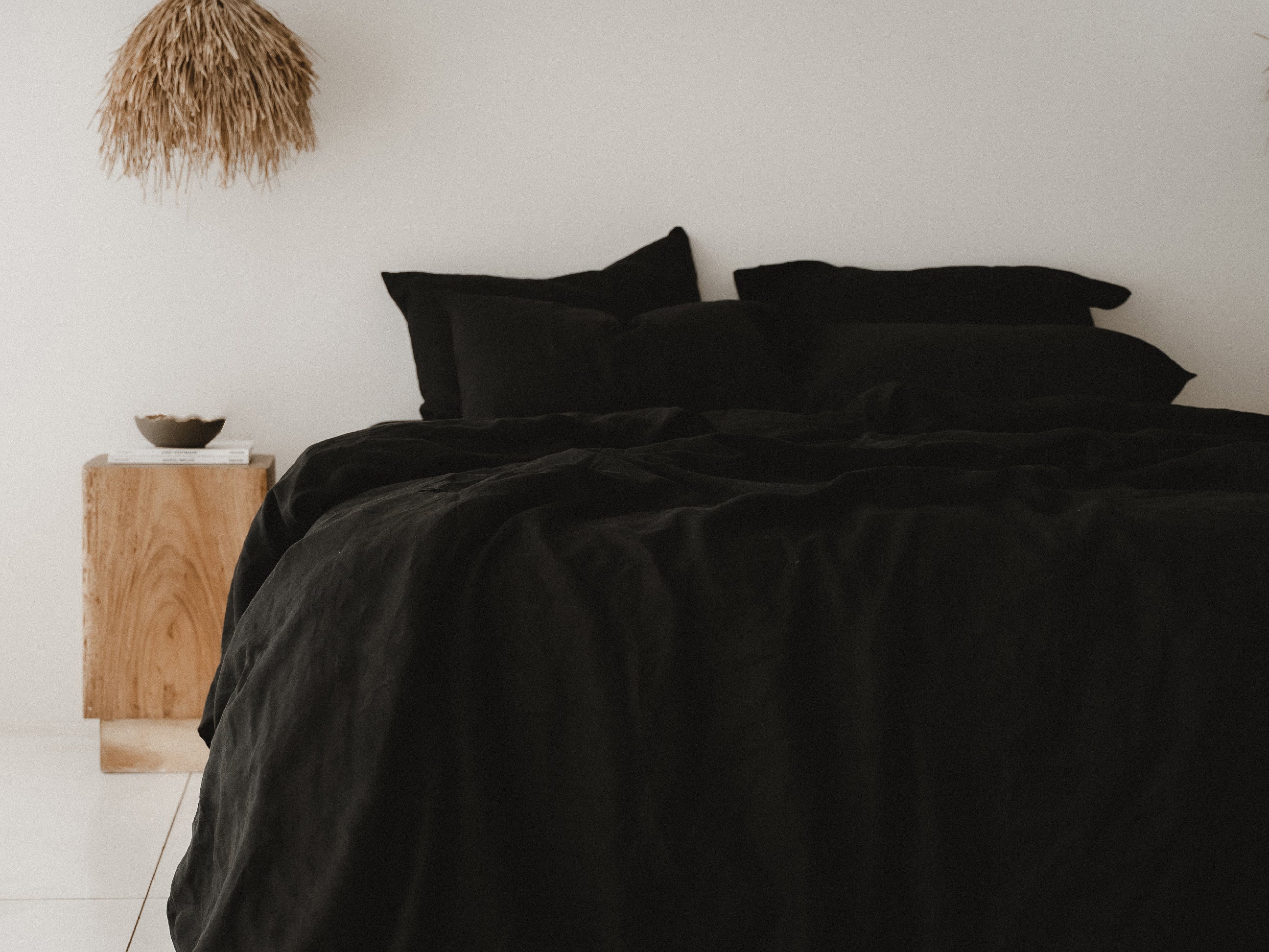 Drap-housse noir