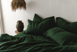Forest green duvet cover