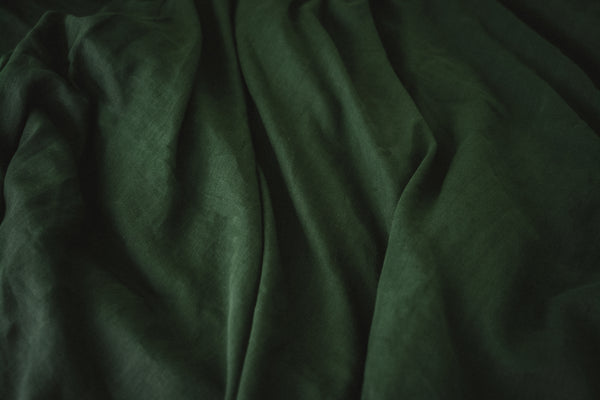 Forest green duvet cover
