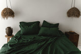 Forest green flat sheet