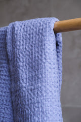 Serviette gaufrée à la lavande