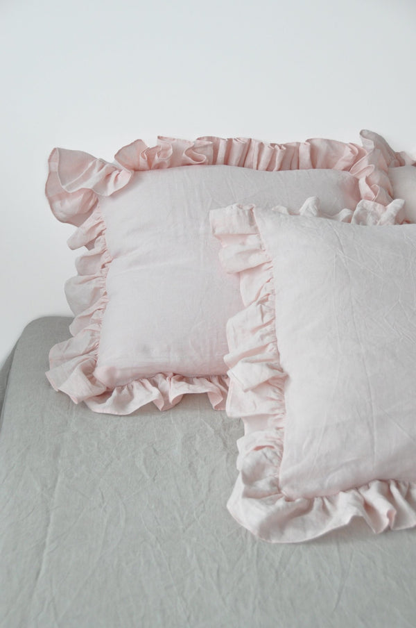 70 colors ruffled pillowcase - True Things