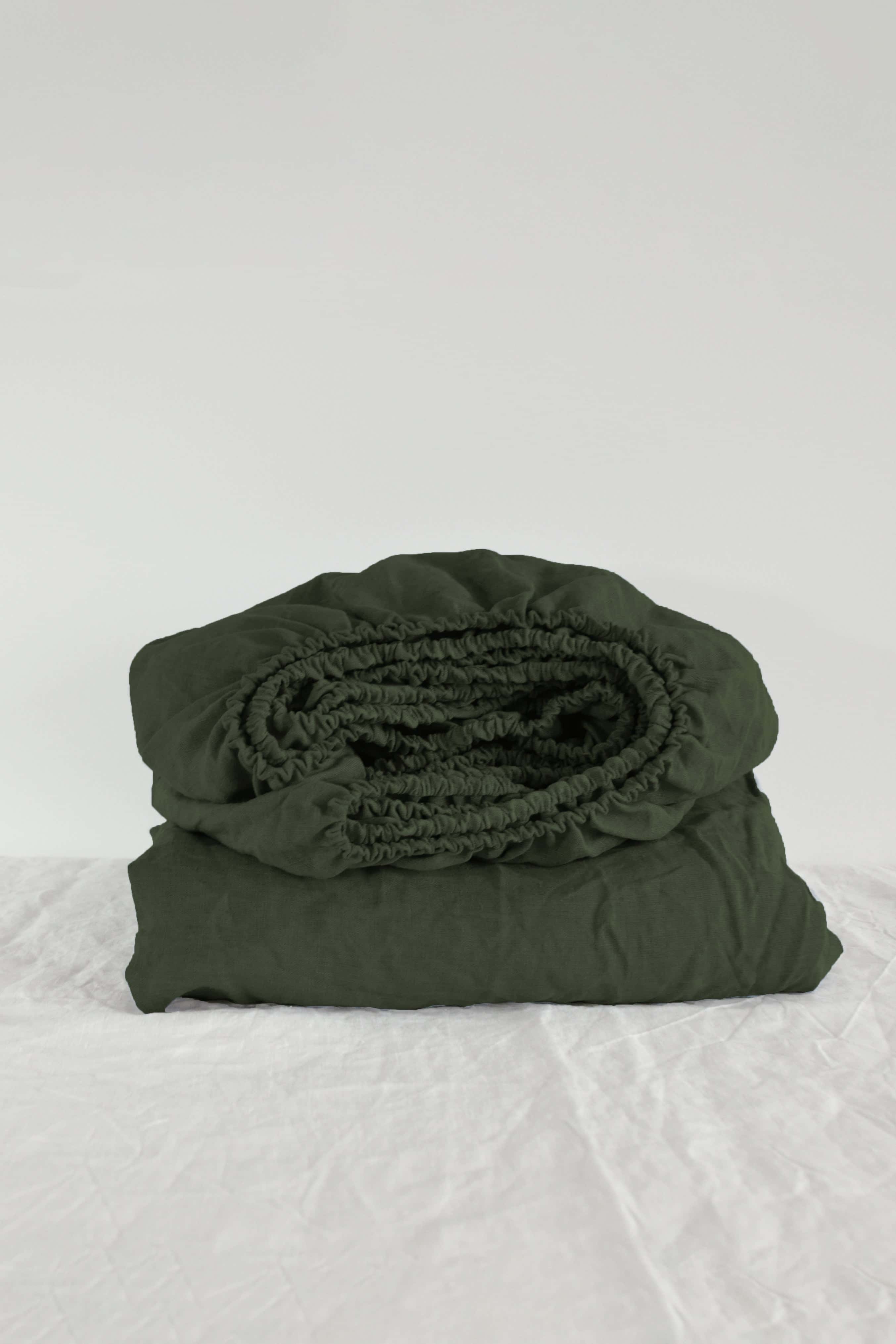 Drap-housse vert anthracite