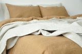Undyed coverlet