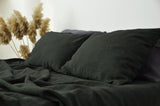 Charcoal green sheet set