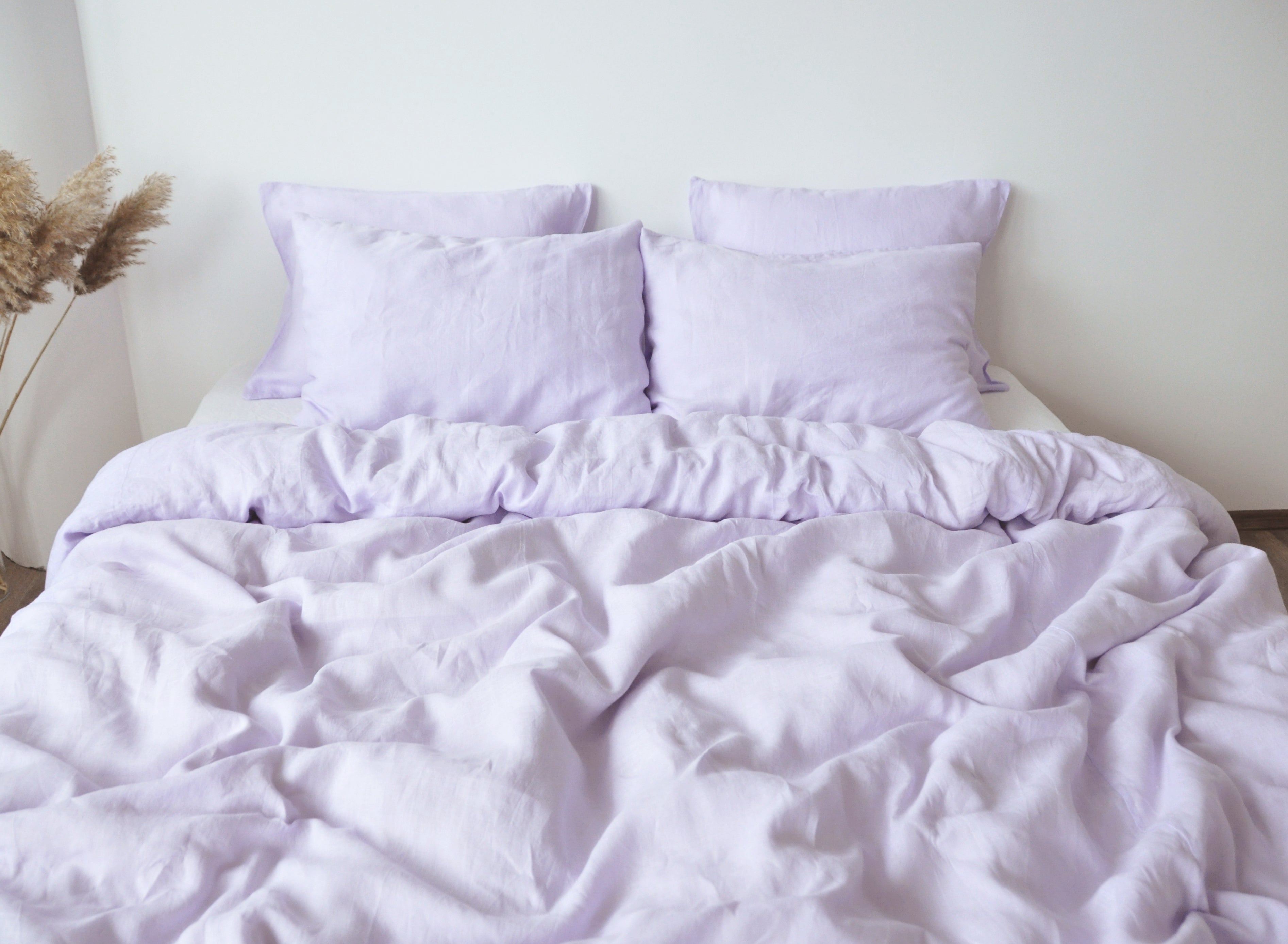 Taie d'oreiller lilas