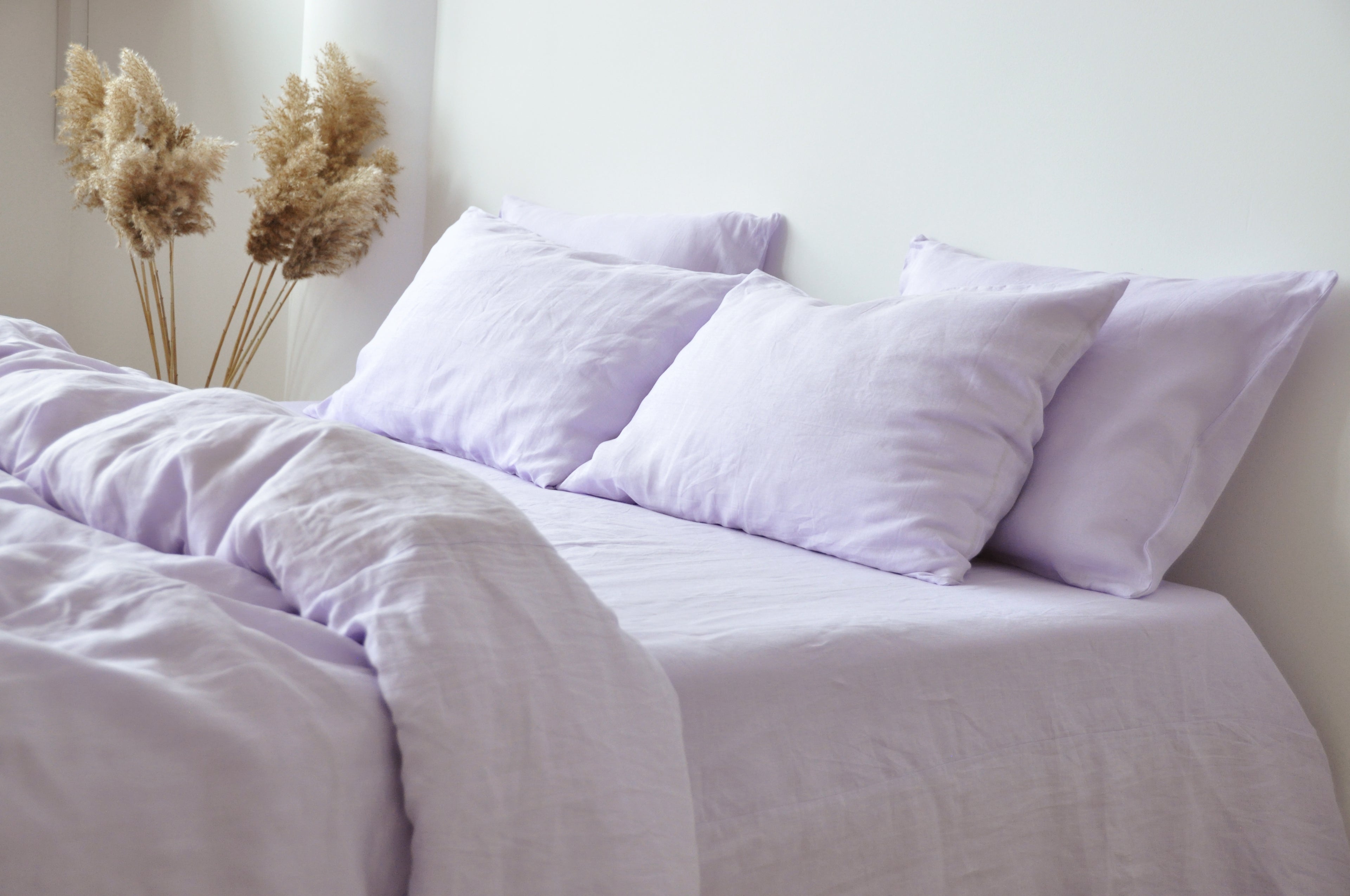 Taie d'oreiller lilas