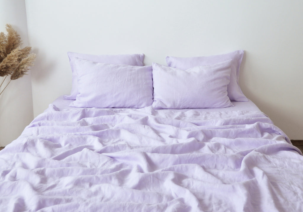 Ensemble de draps lilas