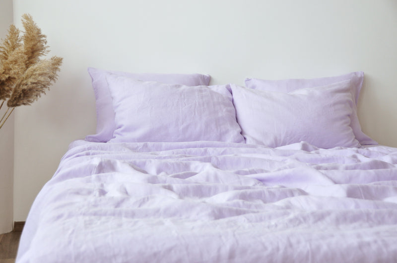Lilac fitted sheet