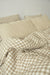 Beige checked duvet cover - True Things