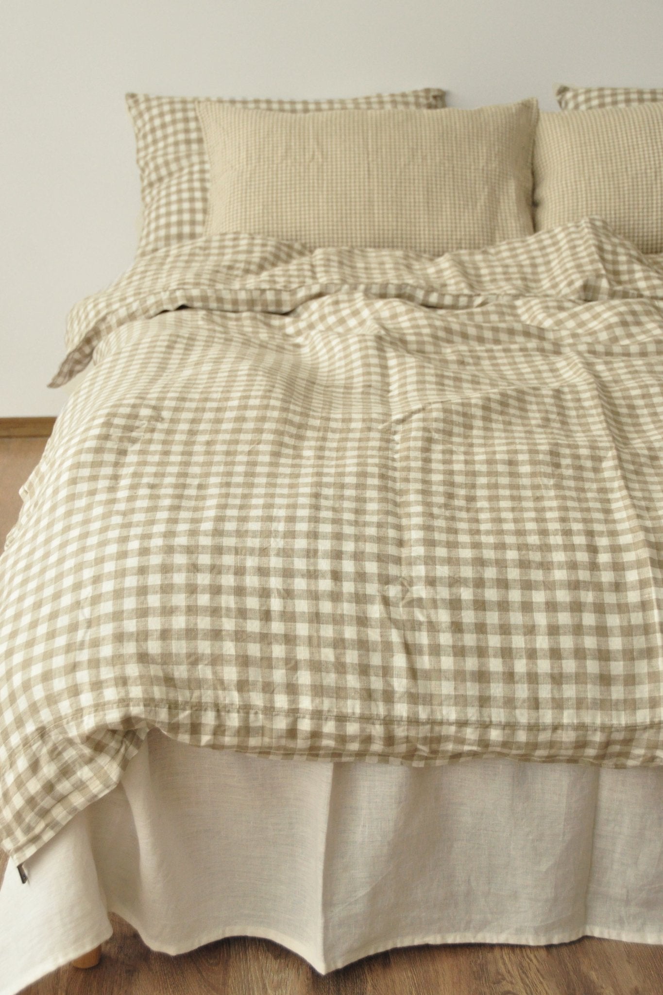 Undyed Gingham Duvet Cover – True Things