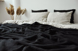 Black waffle coverlet - True Things