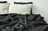 Black waffle coverlet - True Things