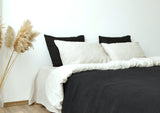 Black waffle coverlet - True Things