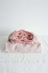 Blush pink fitted sheet - True Things