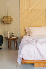 Blush pink flat sheet - True Things