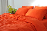 Bright orange duvet cover - True Things
