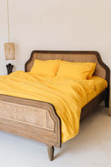 Bright yellow duvet cover - True Things