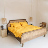Bright yellow flat sheet - True Things