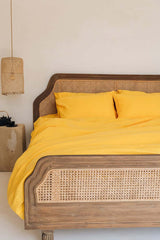 Bright yellow pillowcase - True Things