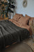 Brown waffle coverlet - True Things