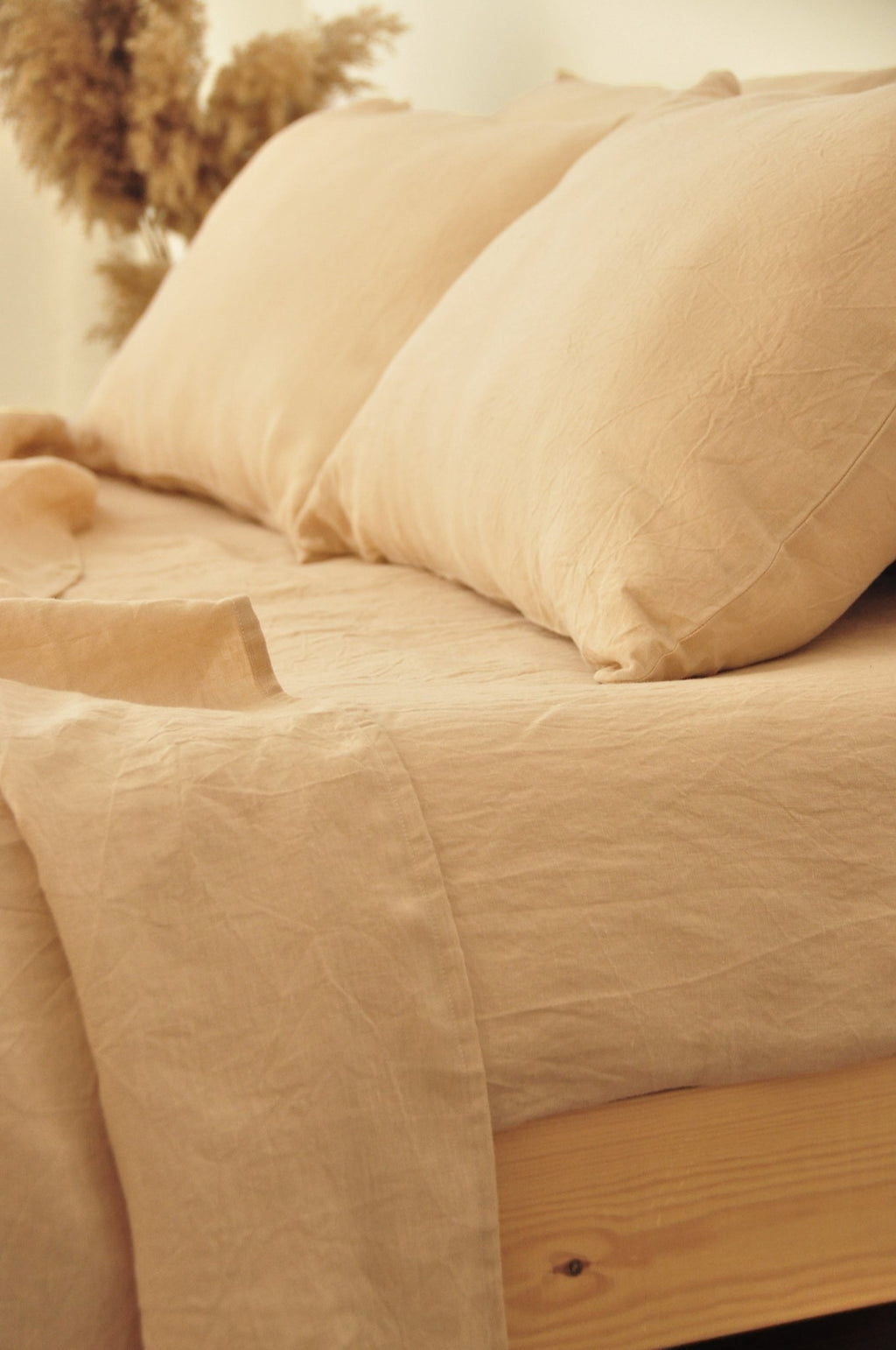 Caramel fitted sheet - True Things