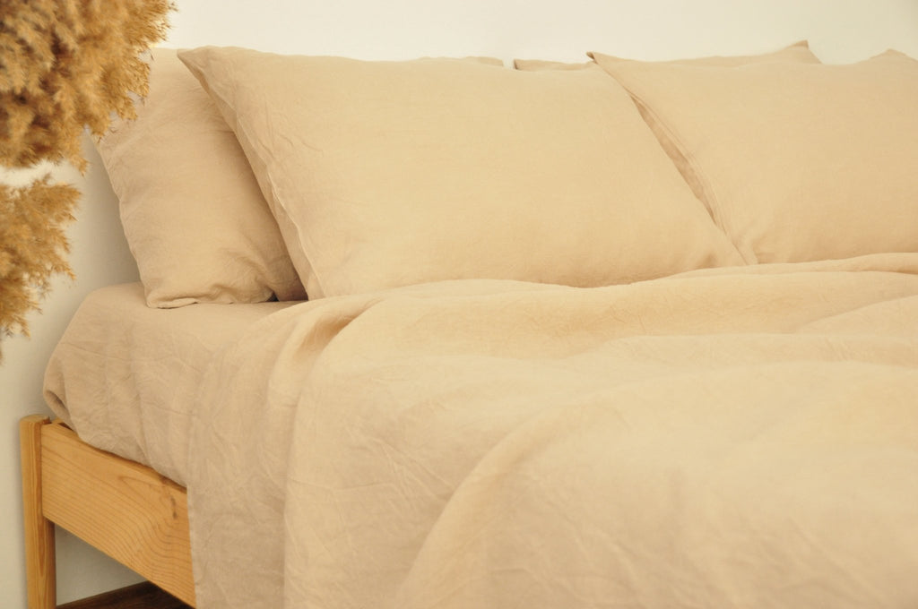 Caramel fitted sheet - True Things