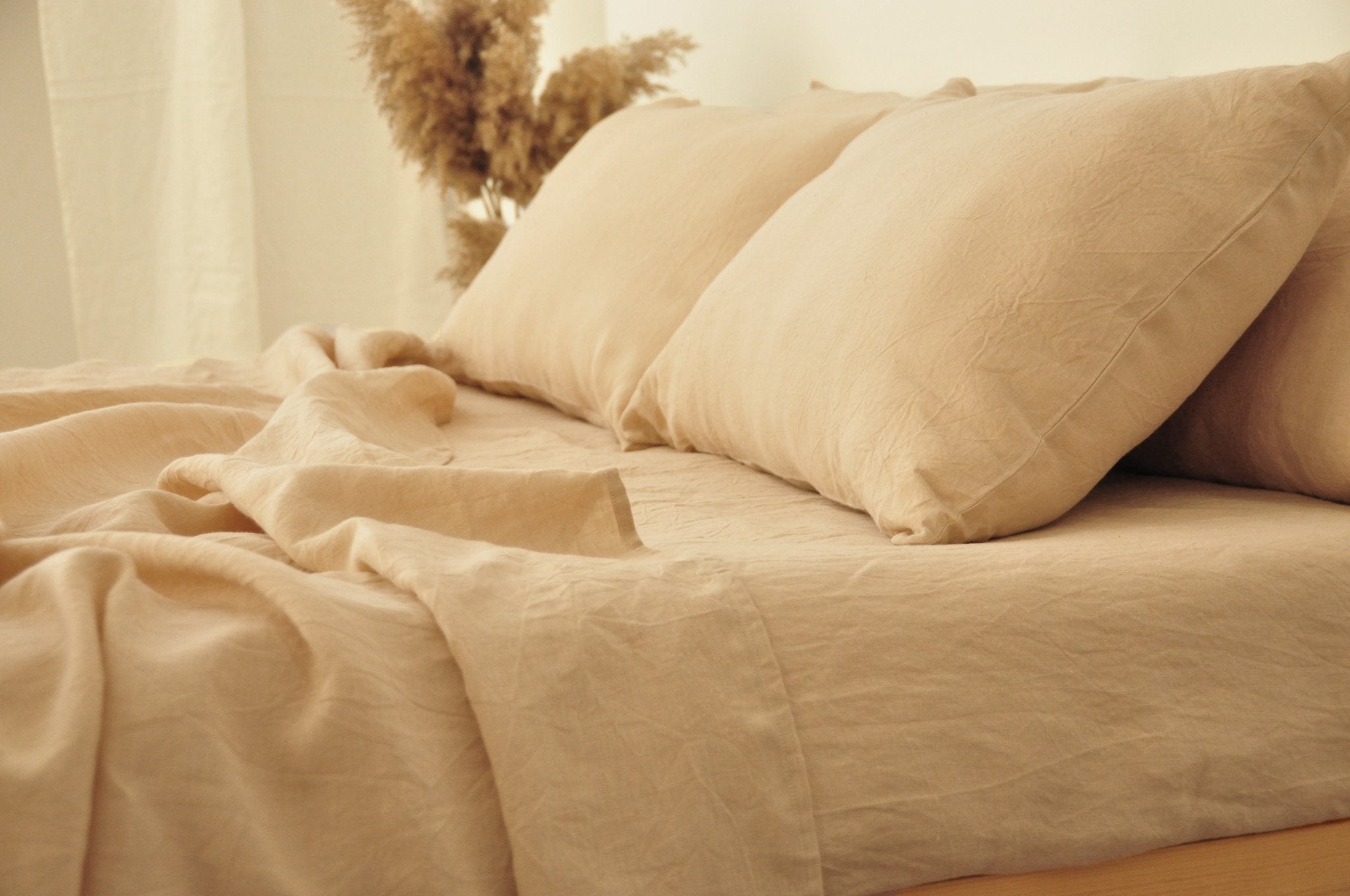 Caramel fitted sheet - True Things