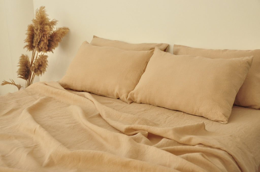 Caramel fitted sheet - True Things