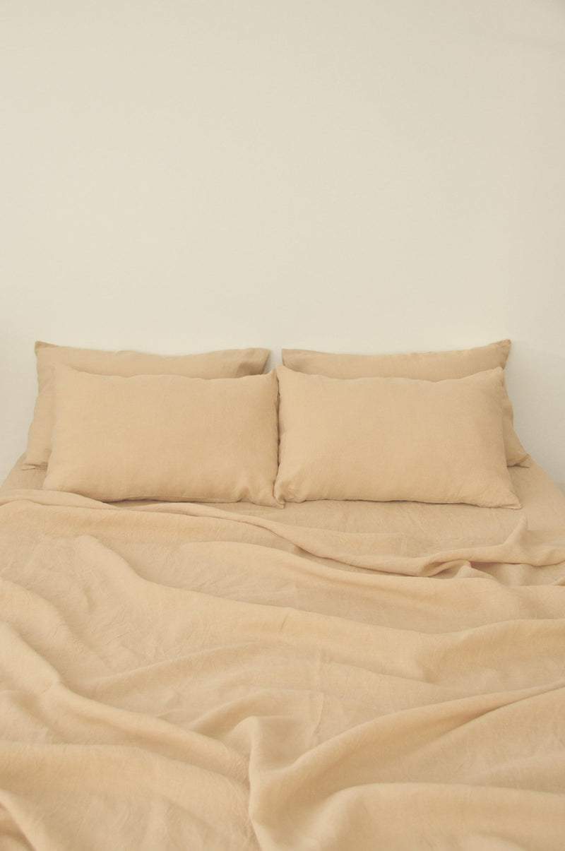 Caramel fitted sheet - True Things