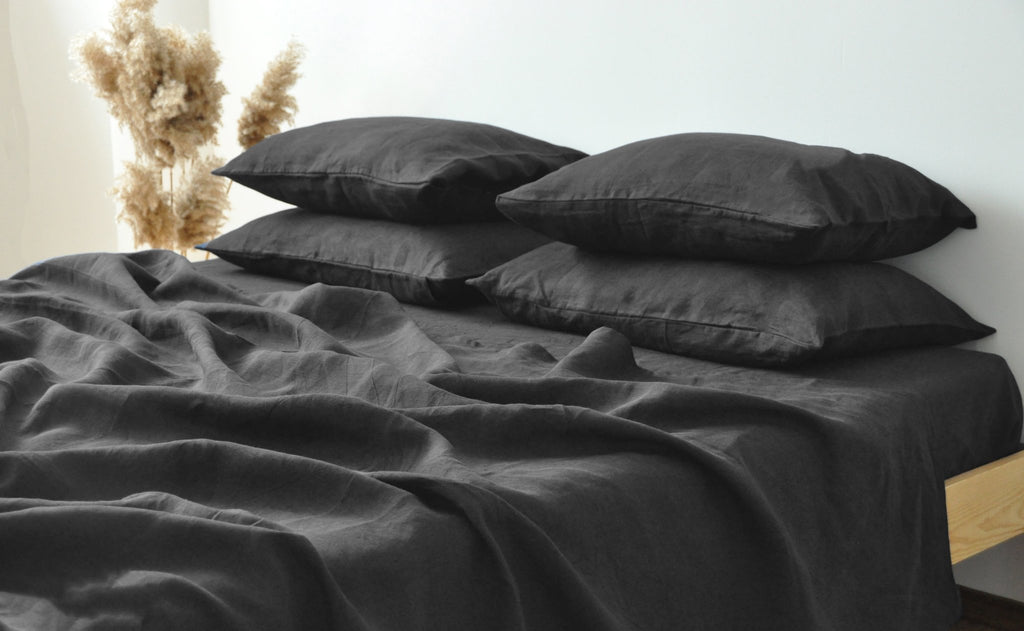 Charcoal fitted sheet - True Things