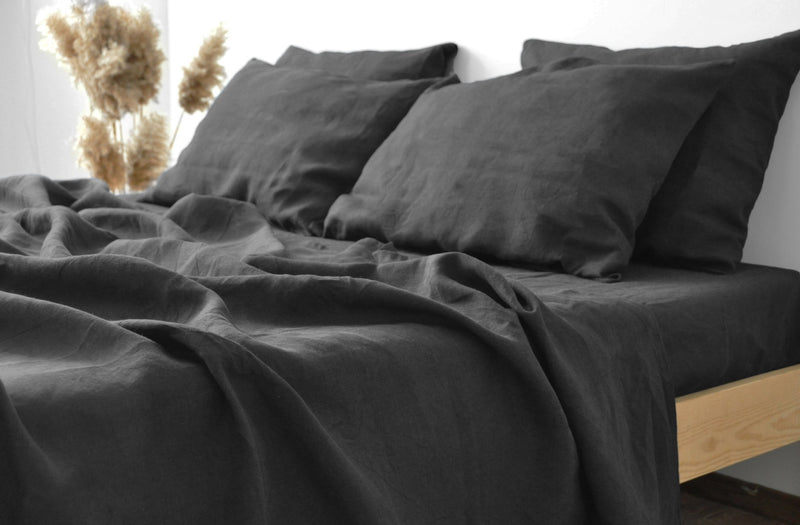 Charcoal fitted sheet - True Things