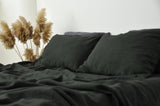 Charcoal green flat sheet - True Things