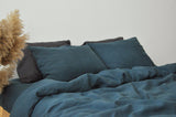 Charcoal teal duvet cover - True Things