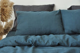 Charcoal teal duvet cover - True Things